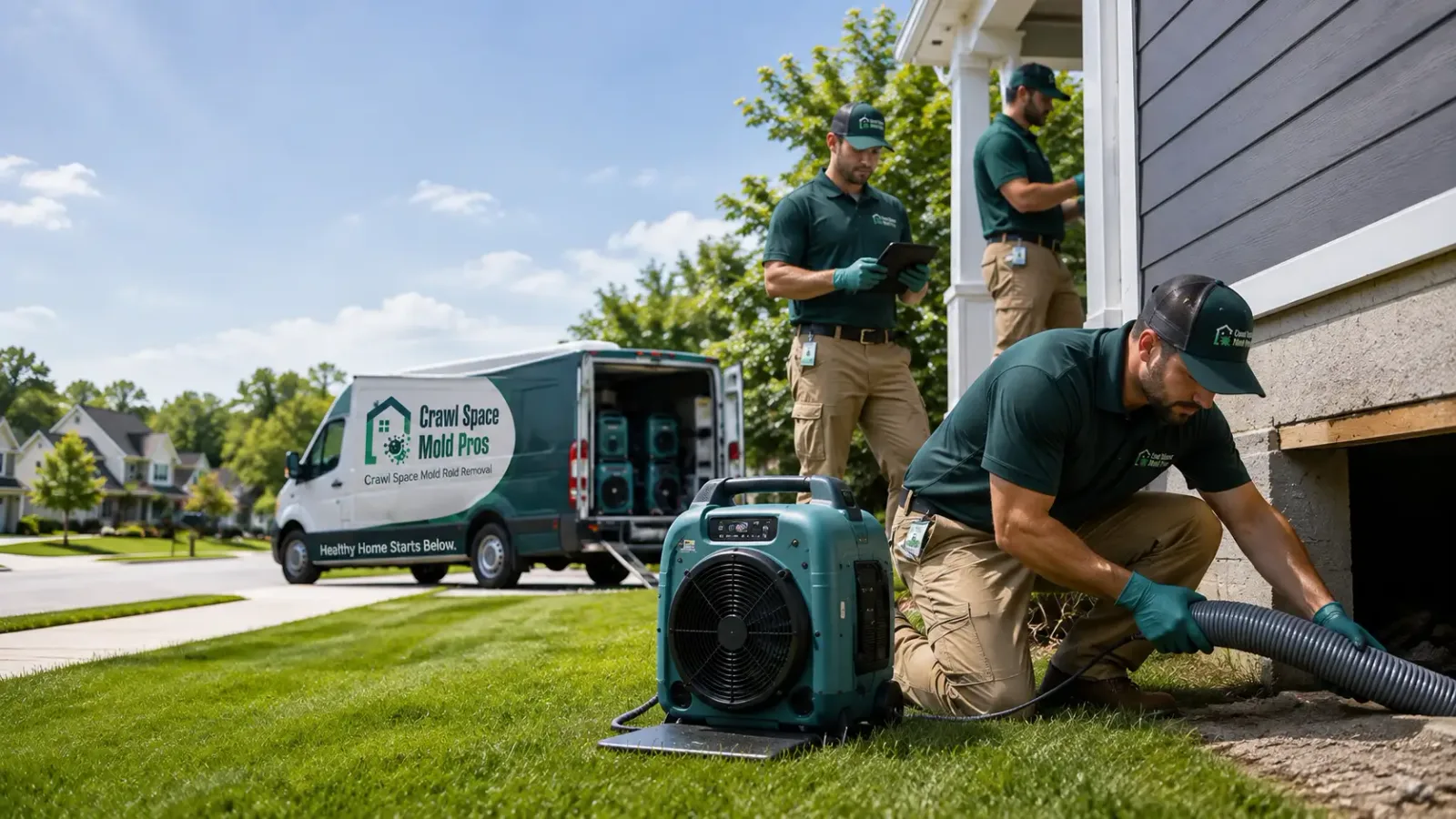 Crawl Space Mold Removal in Garland, PA